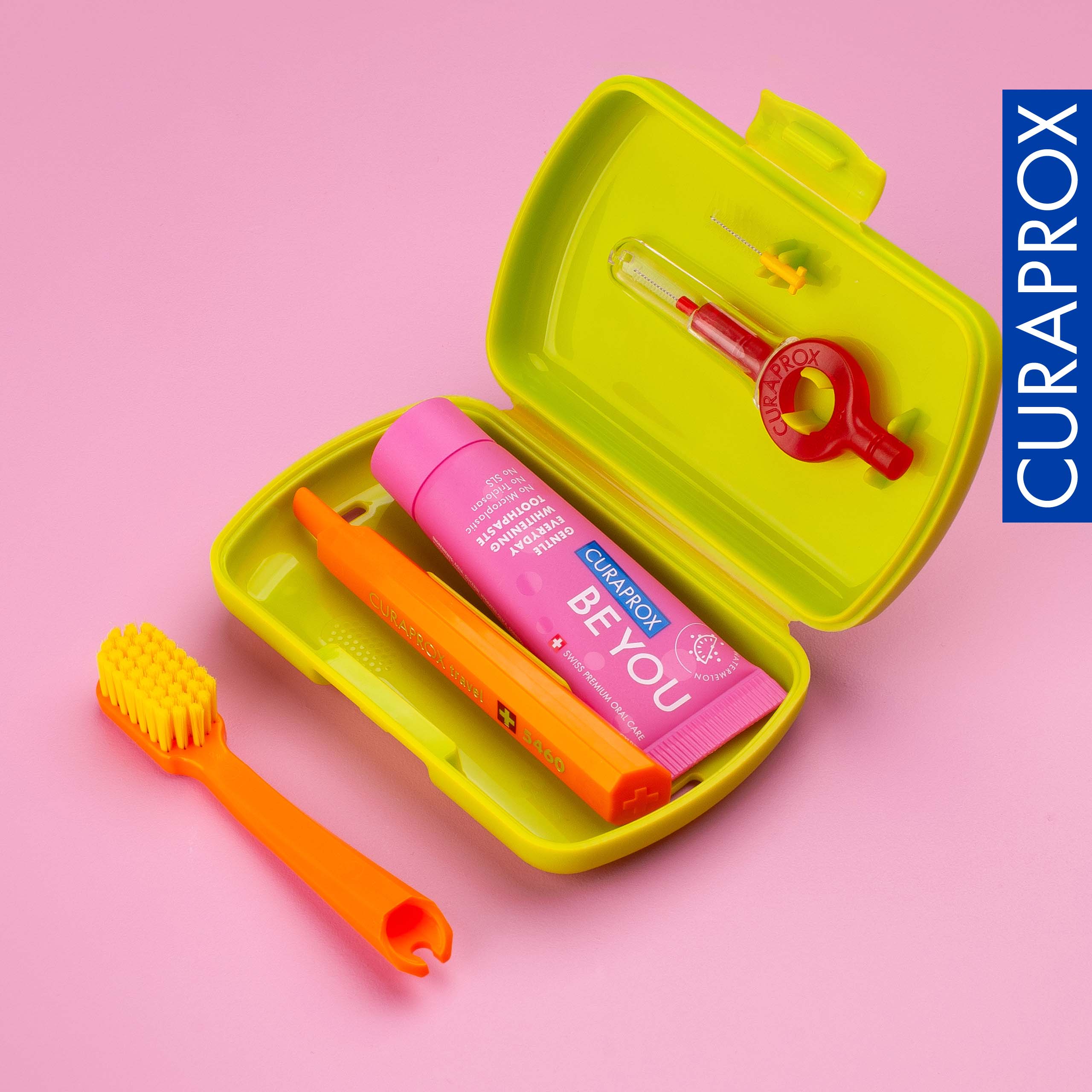 Travel Set spare brush head. Orange. 2 pcs - Image 6